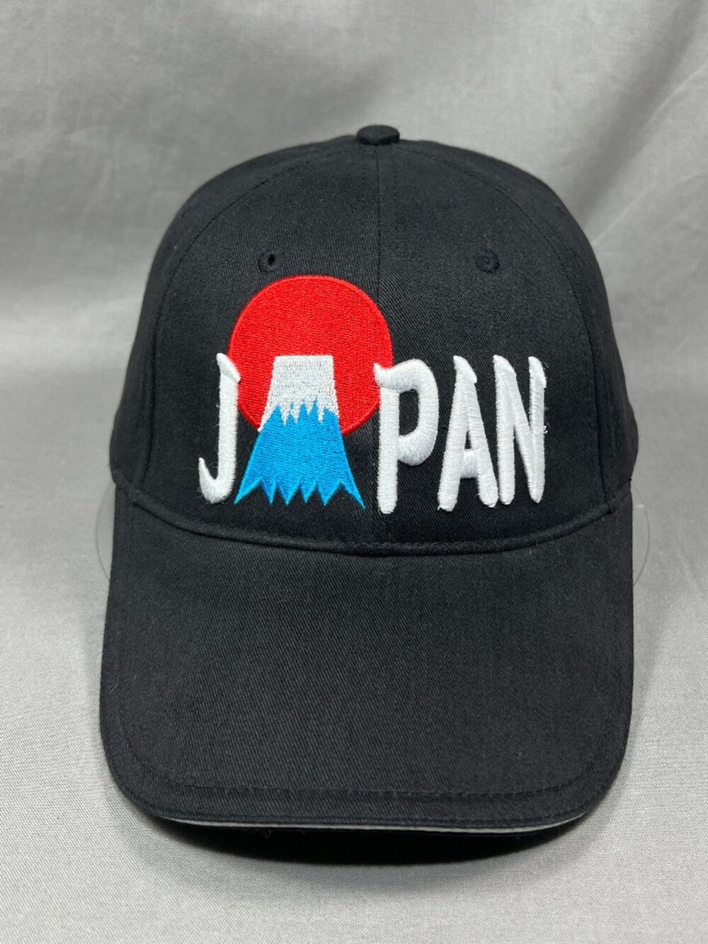 Mt Fuji Tokyo Japan Hat Strapback Black Red Adjustable Souvenir Unisex Adult Cap